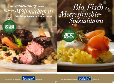 Weihnachtsfleisch und Fisch bestellen